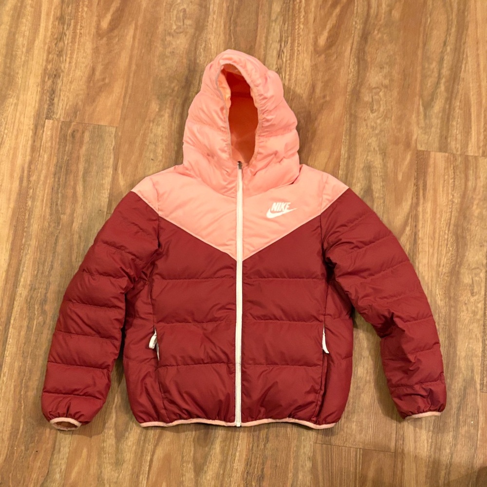 Nike Two-Tone Red and Pink Jacket